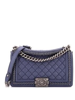 Chanel Chain Handle Boy Flap Bag #336162C48B